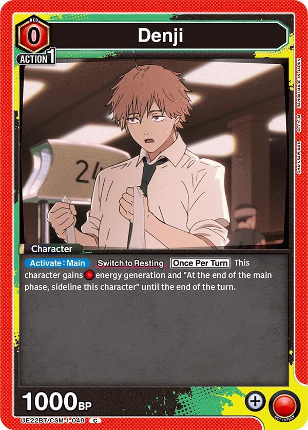 Denji (049) (Box Topper Foil) (UE22BT/CSM-1-049) [UE22BT: CHAINSAW MAN]