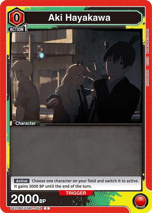Aki Hayakawa (052) (Box Topper Foil) (UE22BT/CSM-1-052) [UE22BT: CHAINSAW MAN]