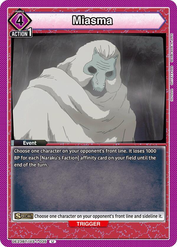 Miasma (UE23BT/IYS-1-035) [UE23BT: Inuyasha]