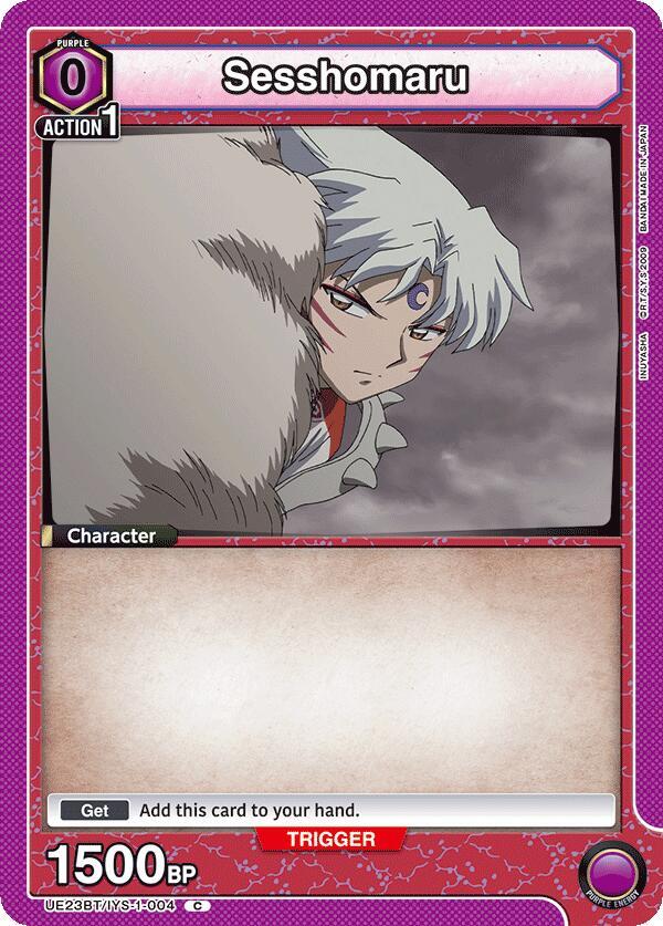 Sesshomaru (004) (Box Topper Foil) (UE23BT/IYS-1-004) [UE23BT: Inuyasha]