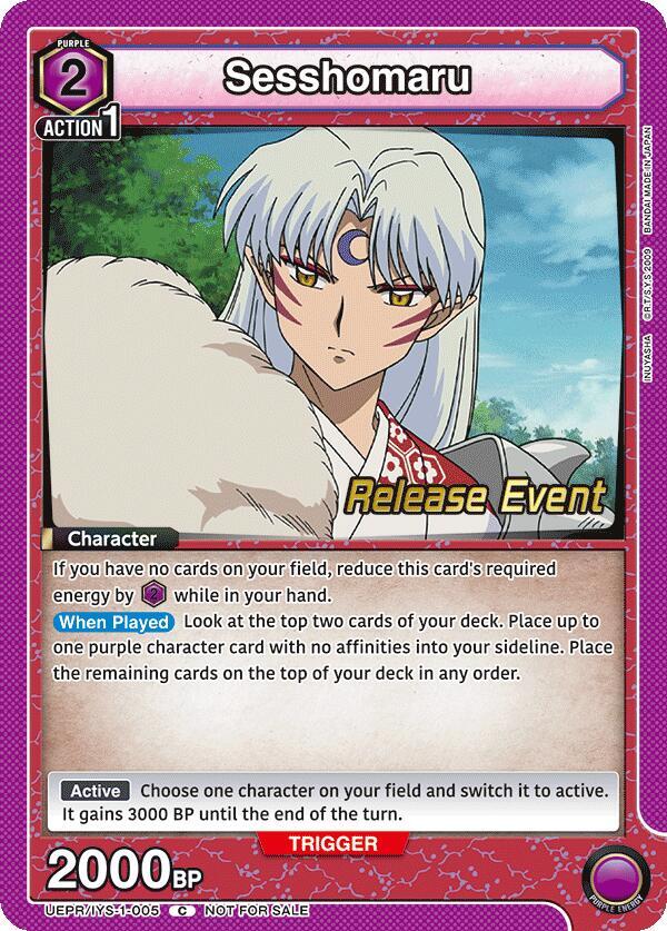 Sesshomaru (005) (UEPR/IYS-1-005) [UE23BT: Inuyasha Release Event Cards]