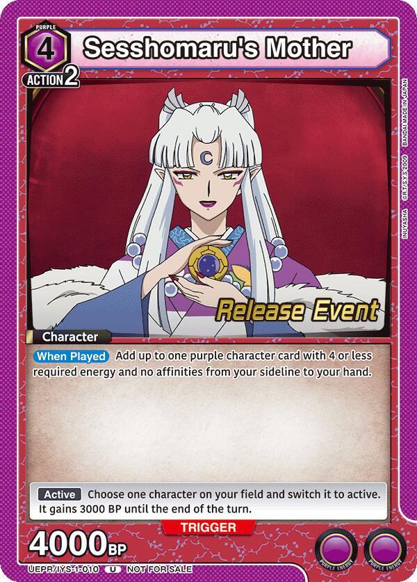 Sesshomaru's Mother (UEPR/IYS-1-010) [UE23BT: Inuyasha Release Event Cards]