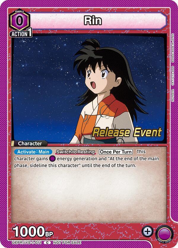 Rin (UEPR/IYS-1-011) [UE23BT: Inuyasha Release Event Cards]