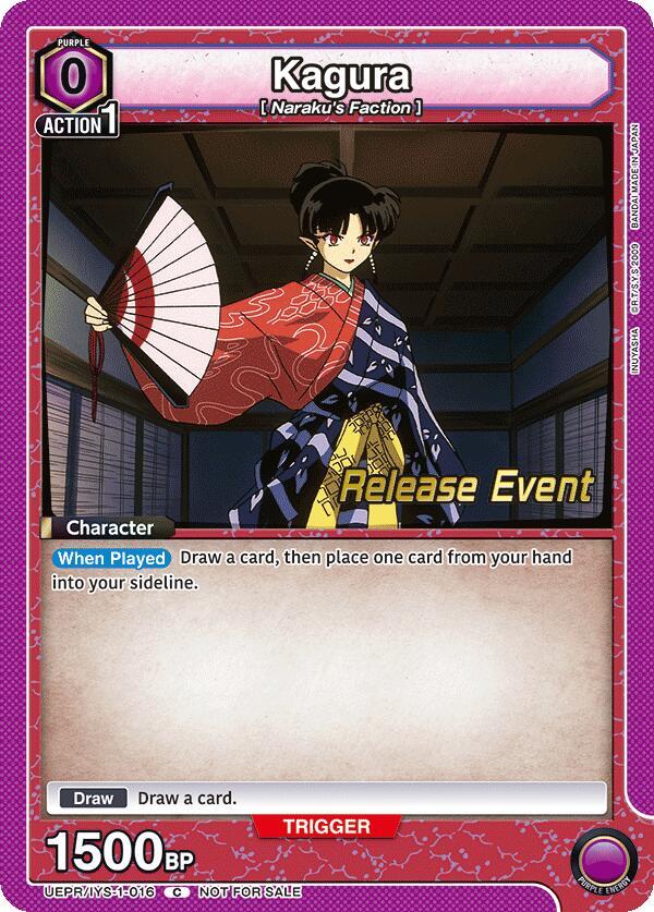 Kagura (016) (UEPR/IYS-1-016) [UE23BT: Inuyasha Release Event Cards]