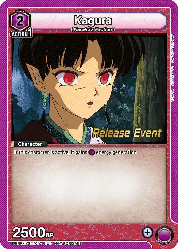 Kagura (017) (UEPR/IYS-1-017) [UE23BT: Inuyasha Release Event Cards]