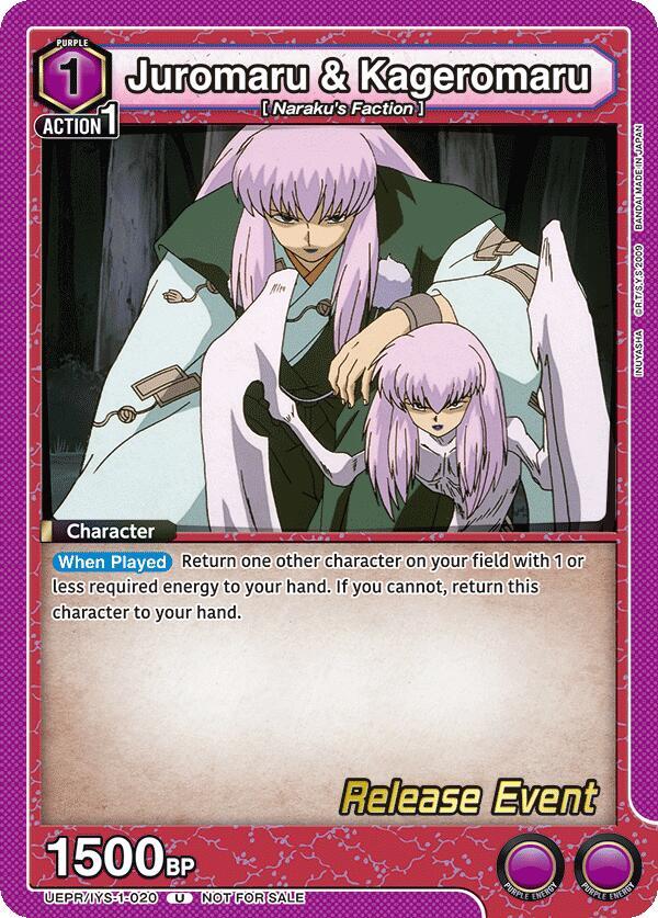 Juromaru & Kageromaru (UEPR/IYS-1-020) [UE23BT: Inuyasha Release Event Cards]