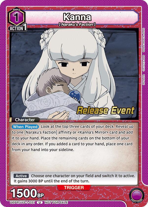 Kanna (UEPR/IYS-1-021) [UE23BT: Inuyasha Release Event Cards]