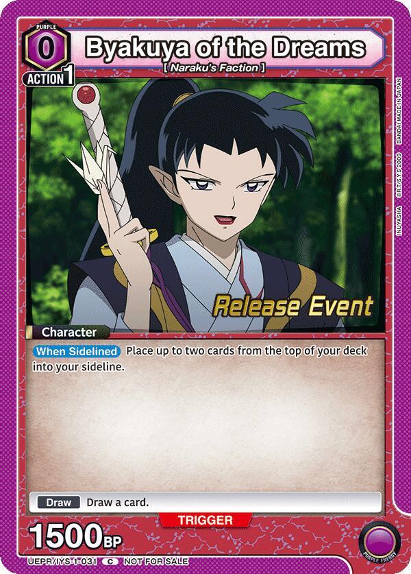 Byakuya of the Dreams (UEPR/IYS-1-031) [UE23BT: Inuyasha Release Event Cards]