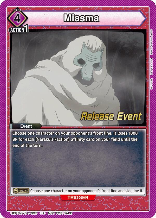 Miasma (UEPR/IYS-1-035) [UE23BT: Inuyasha Release Event Cards]