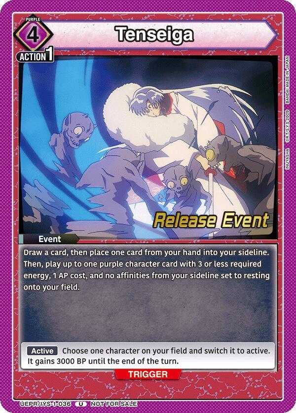 Tenseiga (UEPR/IYS-1-036) [UE23BT: Inuyasha Release Event Cards]