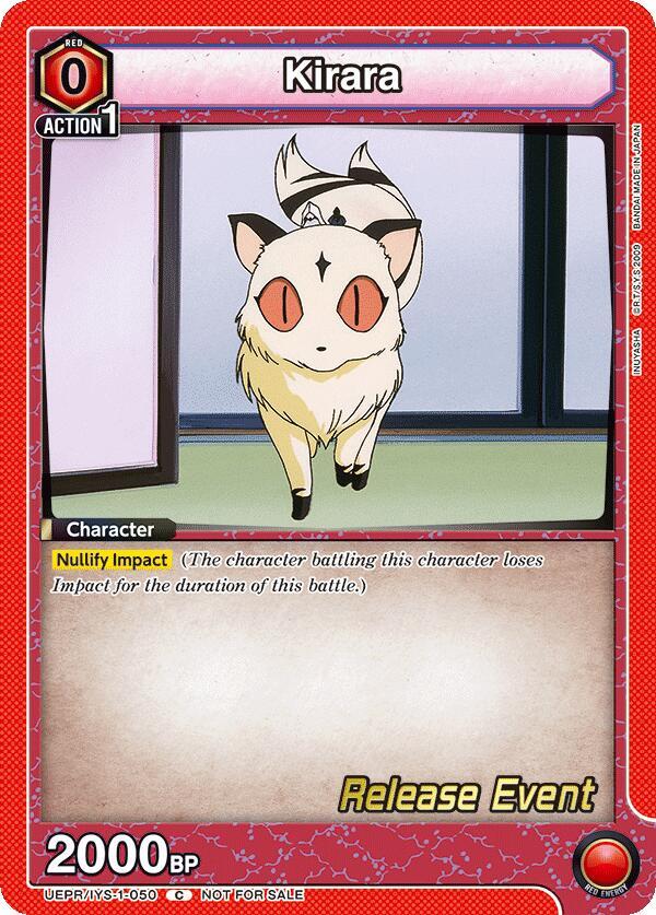 Kirara (UEPR/IYS-1-050) [UE23BT: Inuyasha Release Event Cards]