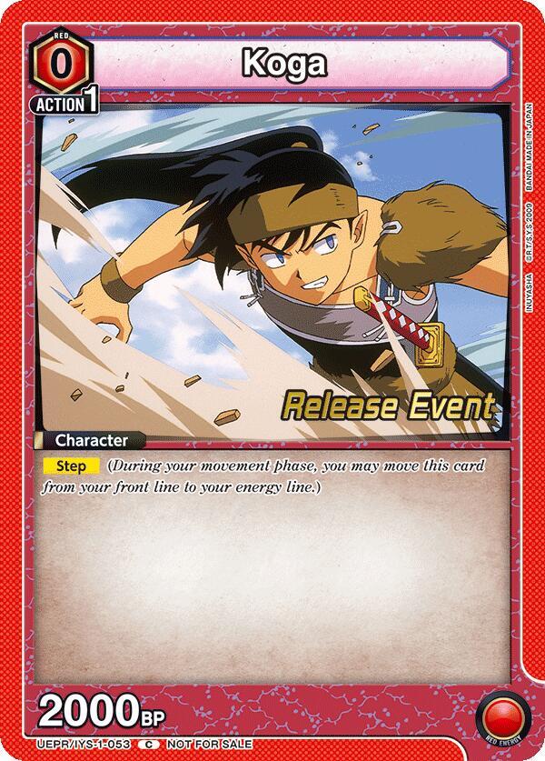 Koga (UEPR/IYS-1-053) [UE23BT: Inuyasha Release Event Cards]