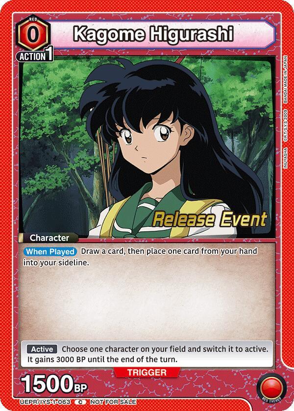 Kagome Higurashi (063) (UEPR/IYS-1-063) [UE23BT: Inuyasha Release Event Cards]