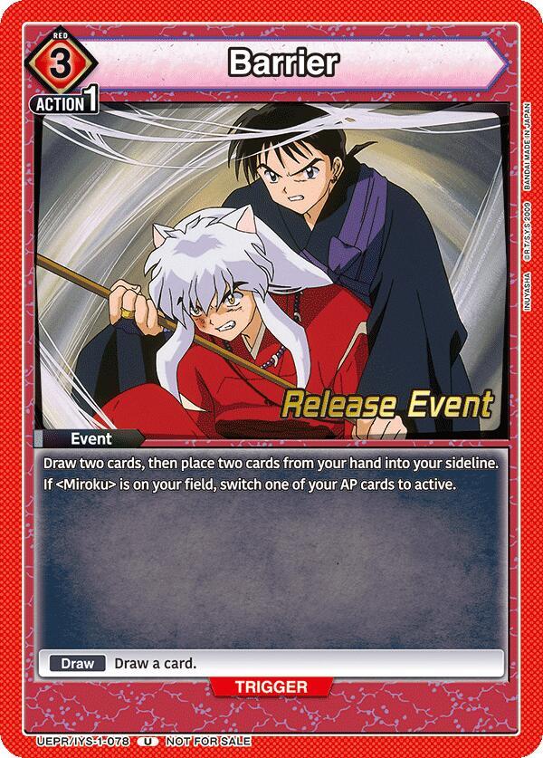 Barrier (UEPR/IYS-1-078) [UE23BT: Inuyasha Release Event Cards]