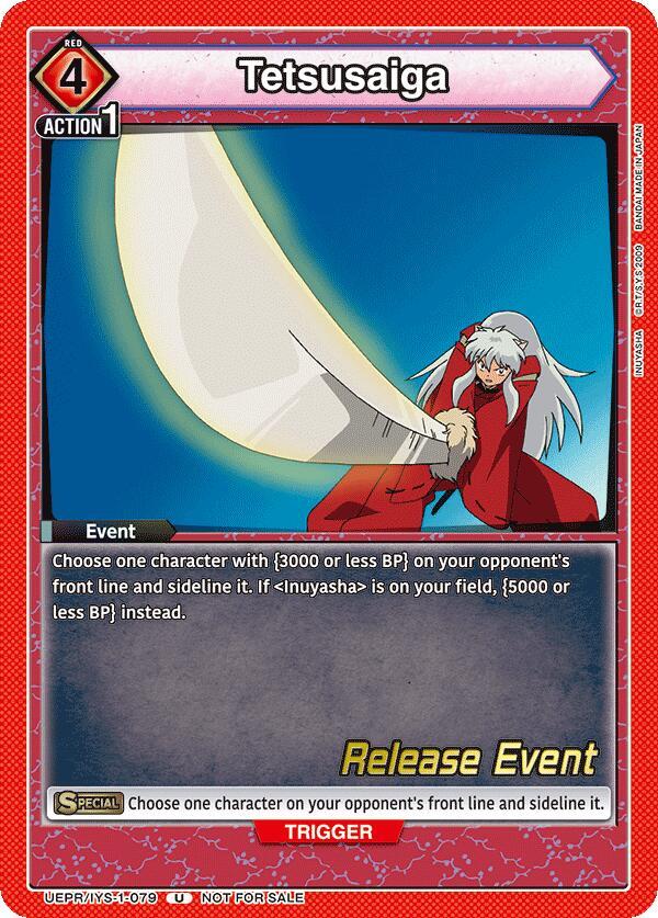 Tetsusaiga (UEPR/IYS-1-079) [UE23BT: Inuyasha Release Event Cards]