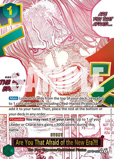 Are You That Afraid of the New Era?! (Alternate Art) [The World's Strongest Warriors]