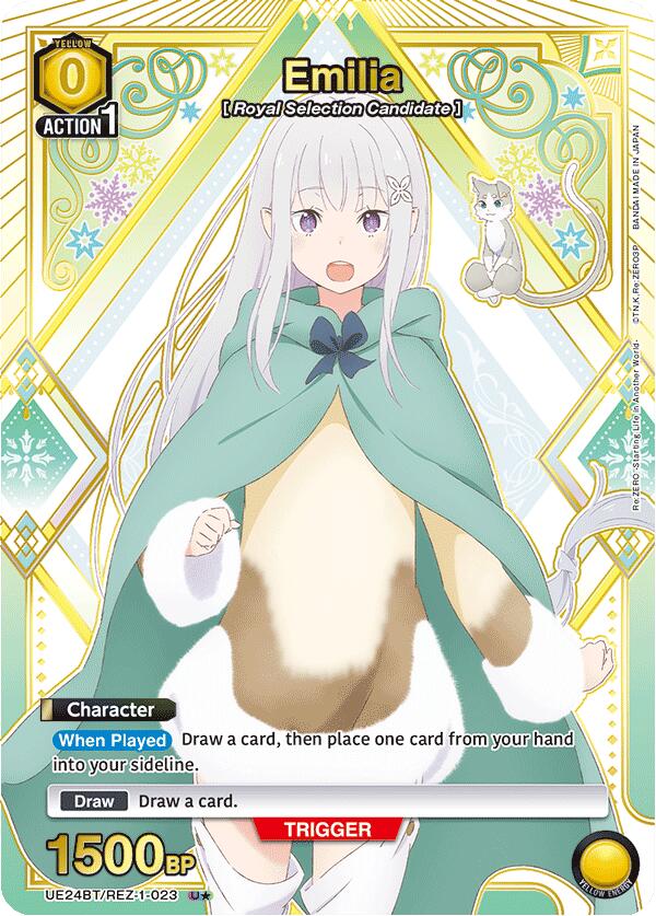 Emilia (023) (U*) (UE24BT/REZ-1-023) [UE24BT: Re:ZERO -Starting Life in Another World-]
