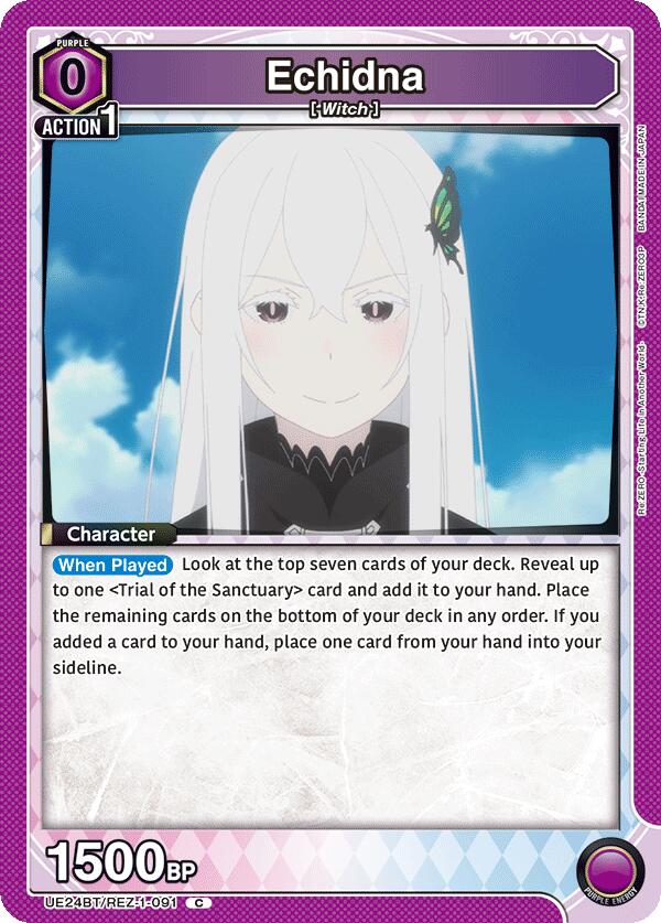 Echidna (091) (UE24BT/REZ-1-091) [UE24BT: Re:ZERO -Starting Life in Another World-]