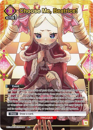 Choose Me, Beatrice! (C*) (UE24BT/REZ-1-097) [UE24BT: Re:ZERO -Starting Life in Another World-]