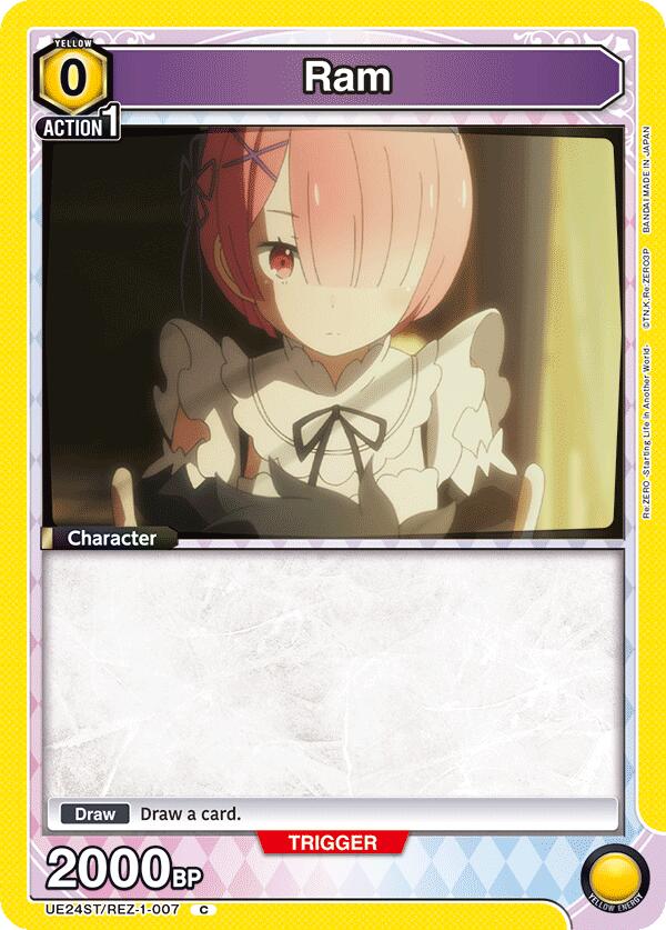 Ram (007) (UE24ST/REZ-1-007) [UE24ST: Re:ZERO -Starting Life in Another World- Starter Deck]