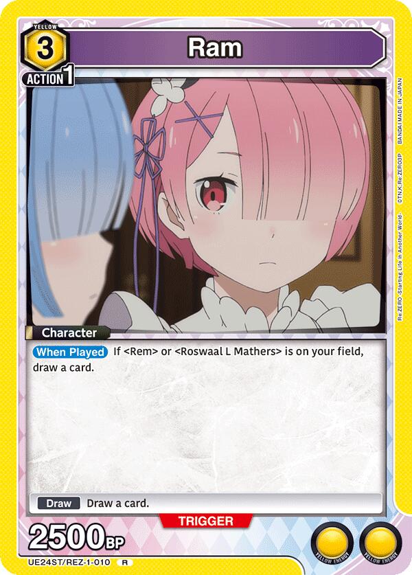 Ram (010) (UE24ST/REZ-1-010) [UE24ST: Re:ZERO -Starting Life in Another World- Starter Deck]