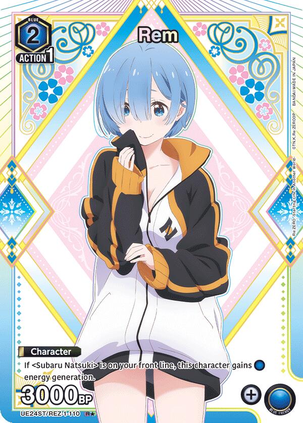Rem (110) (R*) (UE24ST/REZ-1-110) [UE24ST: Re:ZERO -Starting Life in Another World- Starter Deck]