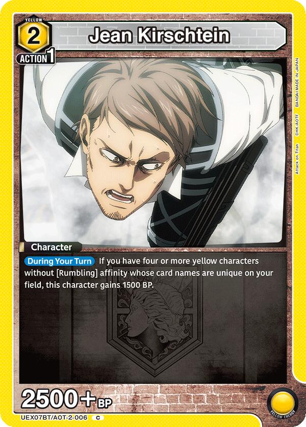 Jean Kirschtein (006) (UEX07BT/AOT-2-006) [UEX07BT: Attack on Titan Vol. 2]