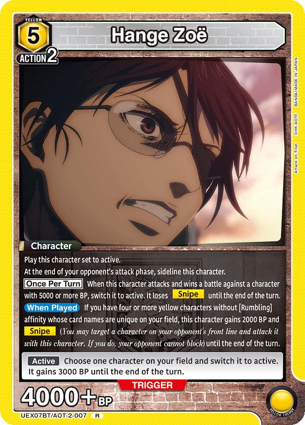 Hange Zoe (007) (UEX07BT/AOT-2-007) [UEX07BT: Attack on Titan Vol. 2]