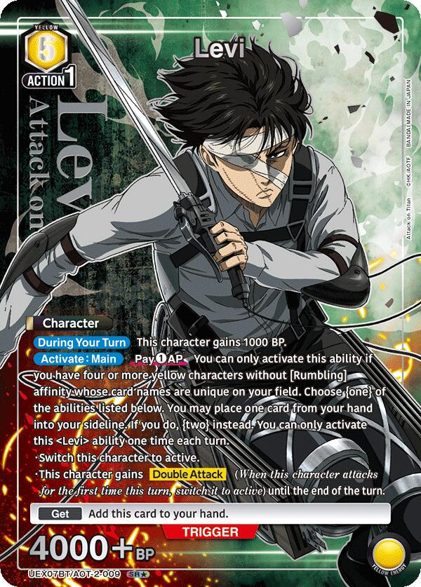 Levi (009) (SR*) (UEX07BT/AOT-2-009) [UEX07BT: Attack on Titan Vol. 2]