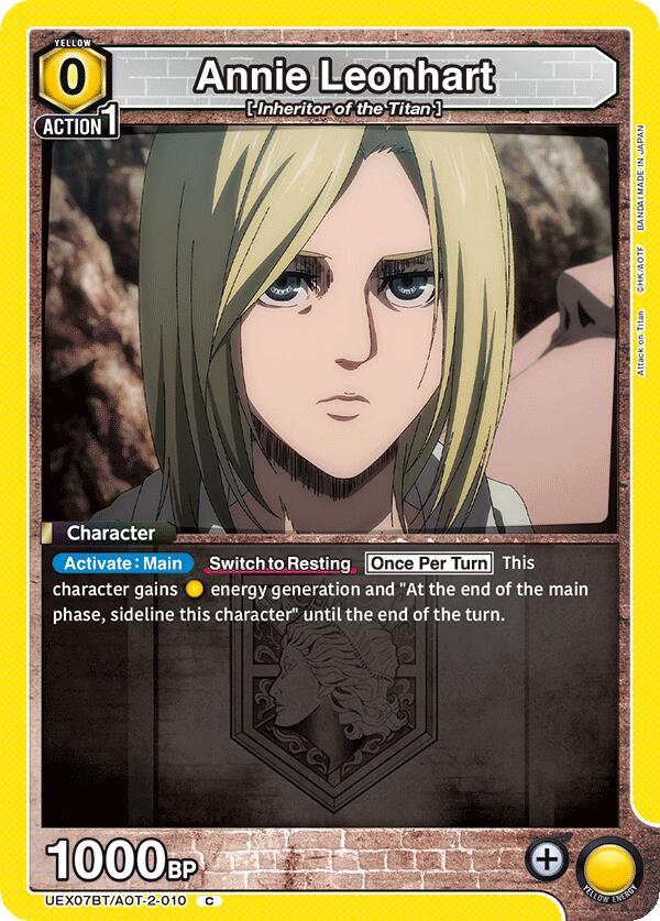 Annie Leonhart (UEX07BT/AOT-2-010) [UEX07BT: Attack on Titan Vol. 2]