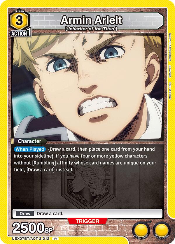 Armin Arlelt (012) (UEX07BT/AOT-2-012) [UEX07BT: Attack on Titan Vol. 2]