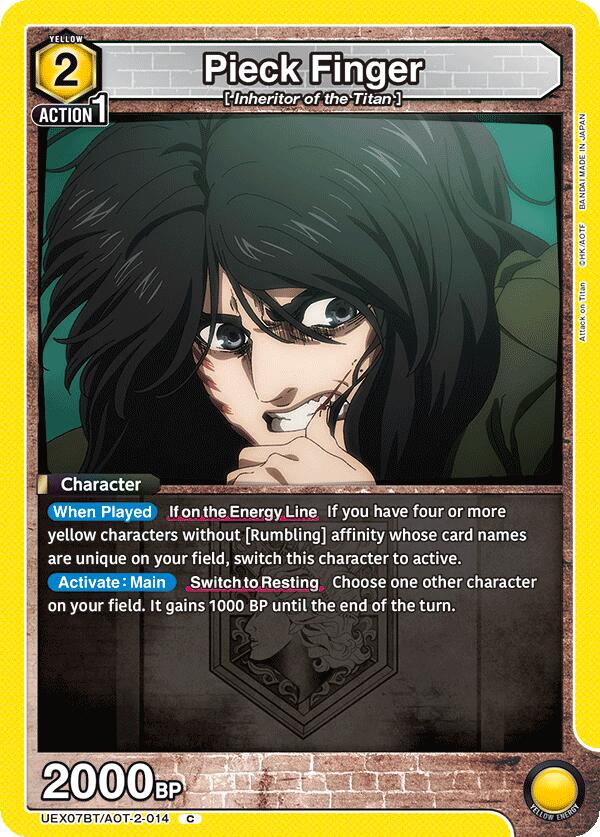 Pieck Finger (014) (UEX07BT/AOT-2-014) [UEX07BT: Attack on Titan Vol. 2]