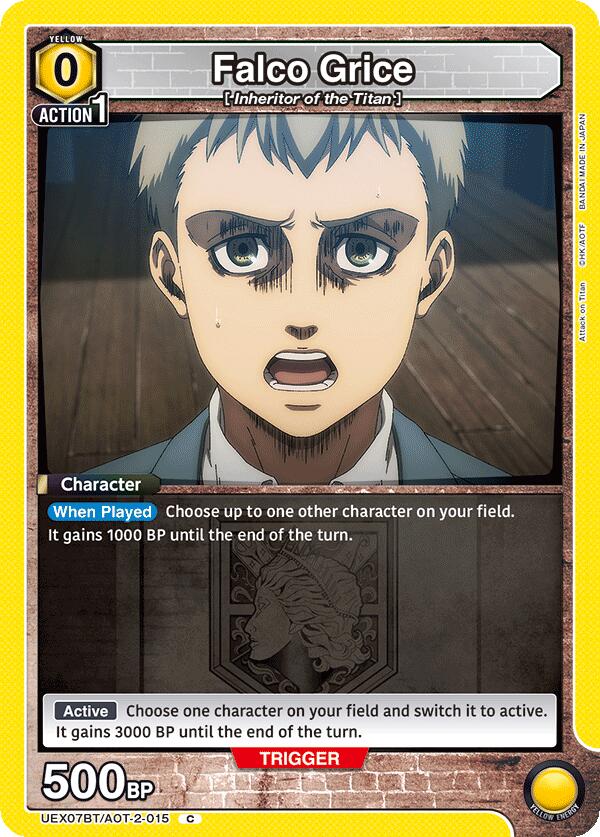 Falco Grice (015) (UEX07BT/AOT-2-015) [UEX07BT: Attack on Titan Vol. 2]