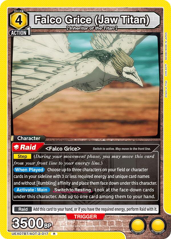 Falco Grice (Jaw Titan) (UEX07BT/AOT-2-017) [UEX07BT: Attack on Titan Vol. 2]