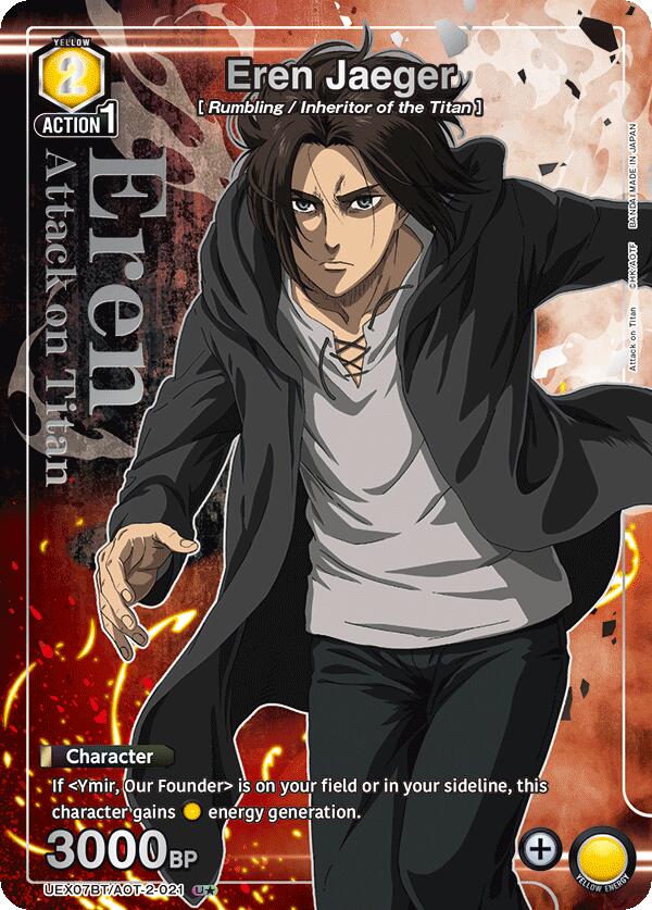 Eren Jaeger (021) (U*) (UEX07BT/AOT-2-021) [UEX07BT: Attack on Titan Vol. 2]