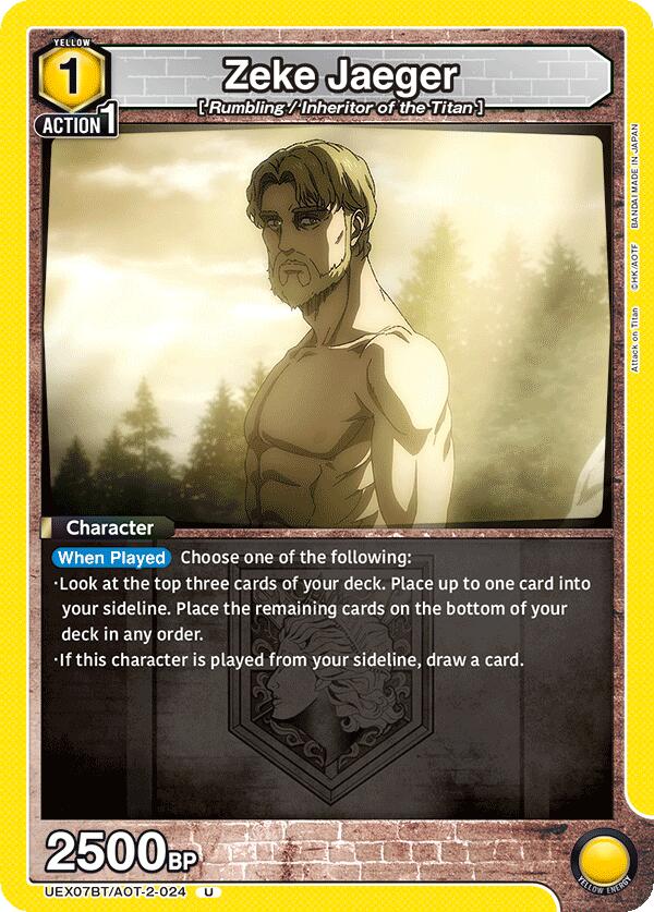 Zeke Jaeger (024) (UEX07BT/AOT-2-024) [UEX07BT: Attack on Titan Vol. 2]