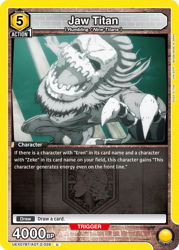 Jaw Titan (UEX07BT/AOT-2-026) [UEX07BT: Attack on Titan Vol. 2]