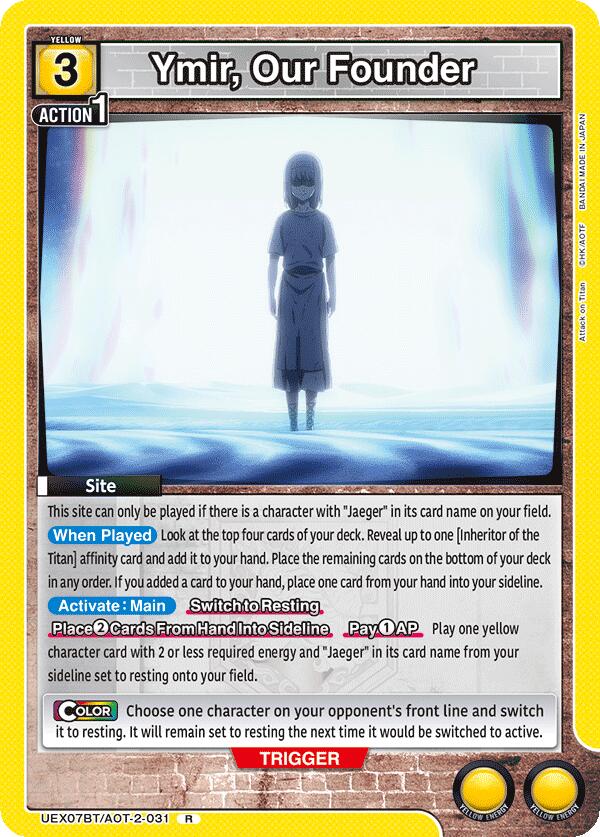 Ymir, Our Founder (UEX07BT/AOT-2-031) [UEX07BT: Attack on Titan Vol. 2]