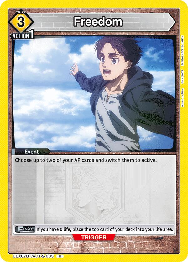 Freedom (UEX07BT/AOT-2-035) [UEX07BT: Attack on Titan Vol. 2]