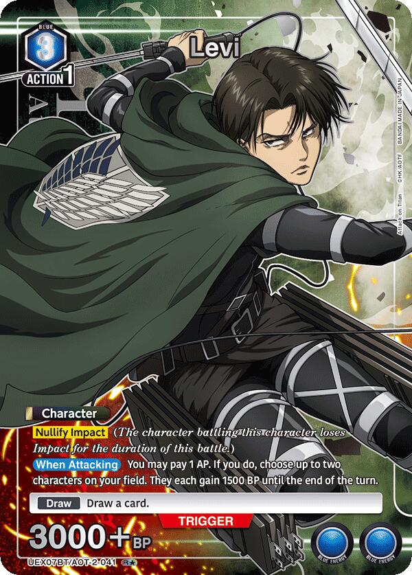 Levi (041) (R*) (UEX07BT/AOT-2-041) [UEX07BT: Attack on Titan Vol. 2]