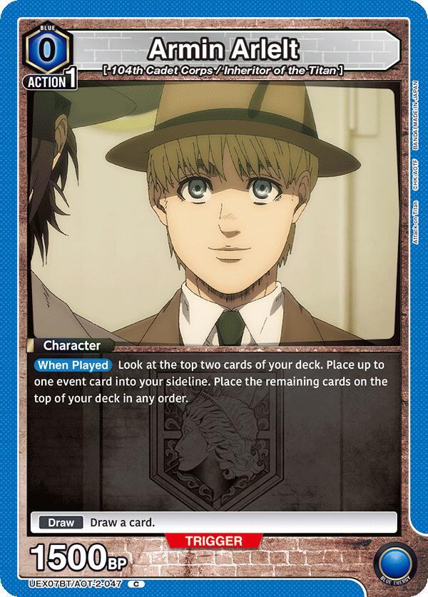 Armin Arlelt (047) (UEX07BT/AOT-2-047) [UEX07BT: Attack on Titan Vol. 2]