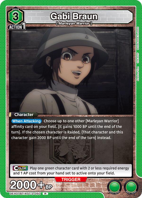 Gabi Braun (050) (UEX07BT/AOT-2-050) [UEX07BT: Attack on Titan Vol. 2]