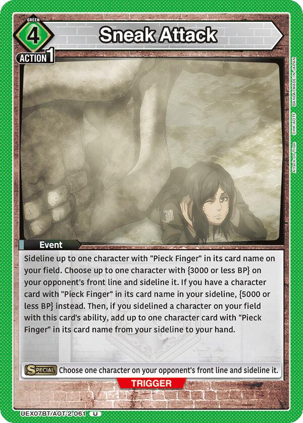 Sneak Attack (UEX07BT/AOT-2-061) [UEX07BT: Attack on Titan Vol. 2]