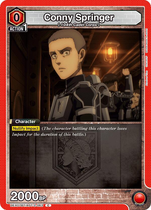 Conny Springer (063) (UEX07BT/AOT-2-063) [UEX07BT: Attack on Titan Vol. 2]
