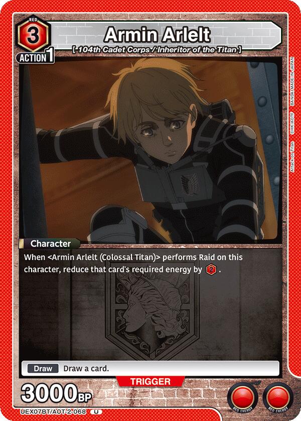 Armin Arlelt (068) (UEX07BT/AOT-2-068) [UEX07BT: Attack on Titan Vol. 2]