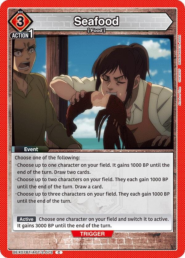 Seafood (UEX07BT/AOT-2-073) [UEX07BT: Attack on Titan Vol. 2]