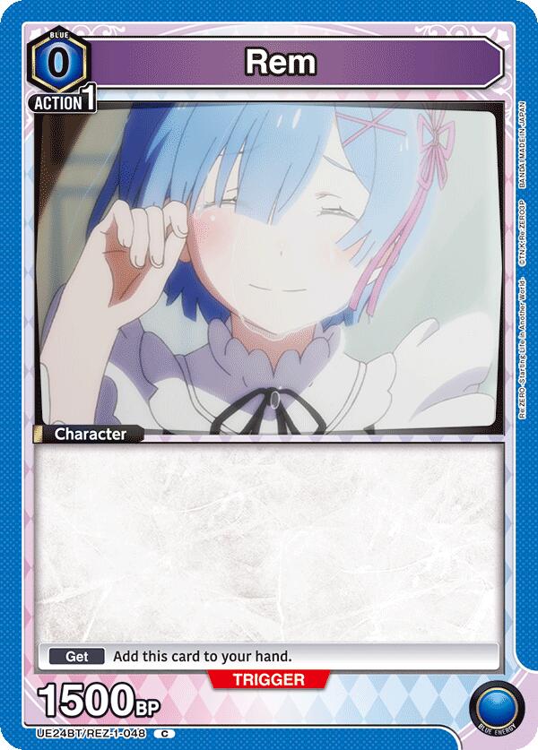 Rem (048) (Box Topper Foil) (UE24BT/REZ-1-048) [UE24BT: Re:ZERO -Starting Life in Another World-]