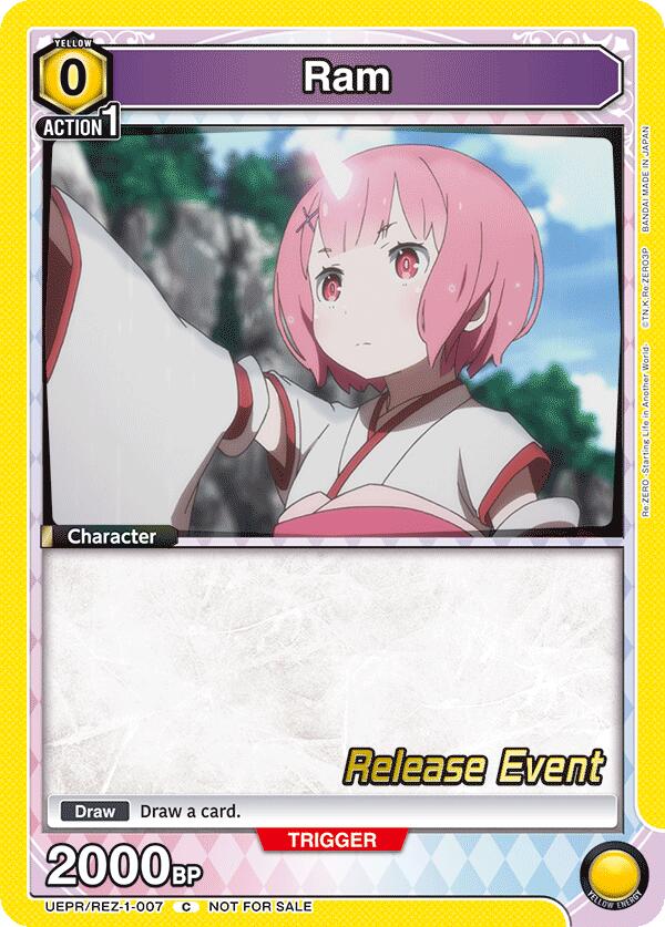 Ram (007) (UEPR/REZ-1-007) [UE24BT: Re:ZERO -Starting Life in Another World- Release Event Cards]