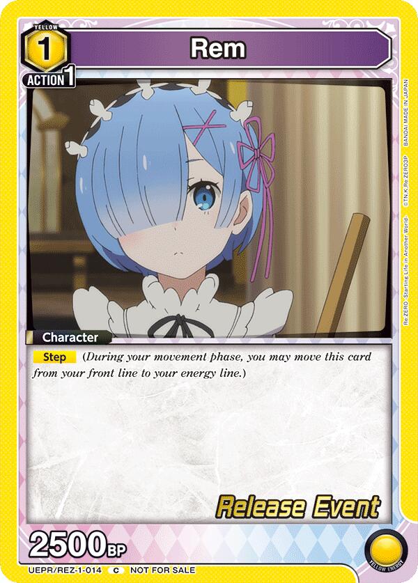 Rem (014) (UEPR/REZ-1-014) [UE24BT: Re:ZERO -Starting Life in Another World- Release Event Cards]