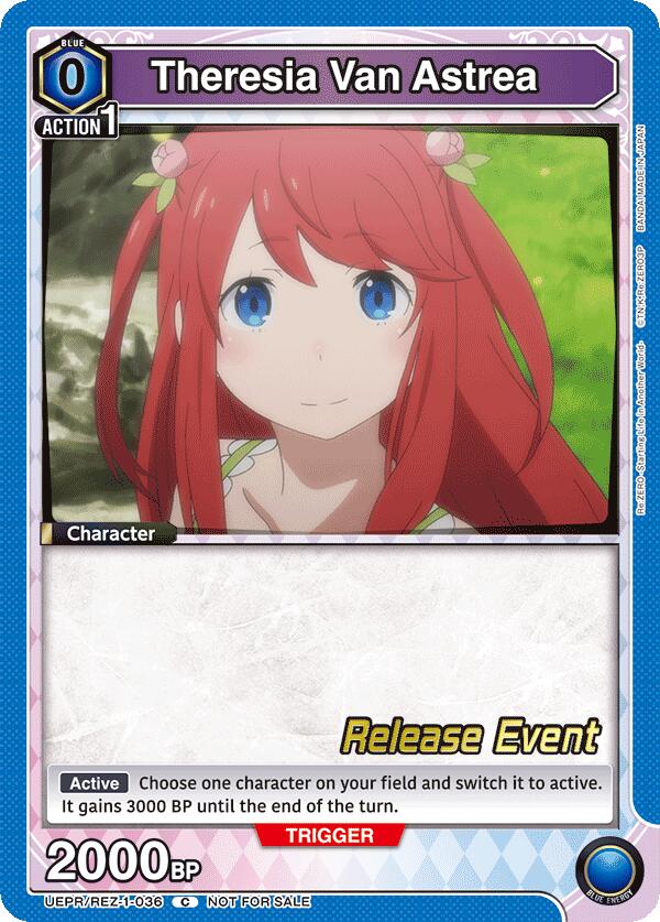 Theresia Van Astrea (UEPR/REZ-1-036) [UE24BT: Re:ZERO -Starting Life in Another World- Release Event Cards]
